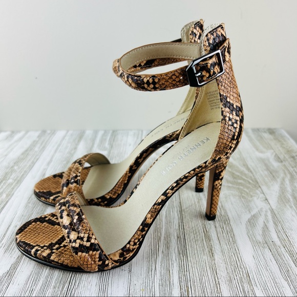 Nwob Kenneth Cole 75 Snakeskin Strappy 